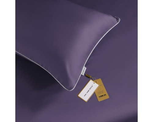 Комплект постельного белья Однотонный Сатин Премиум на резинке OCPR016
