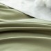 Комплект постельного белья Однотонный Сатин Вышивка на резинке CHR048