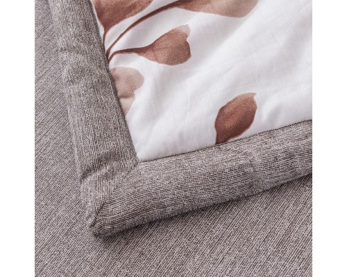 Комплект постельного белья Сатин с Одеялом 100% хлопок на резинке OBR123