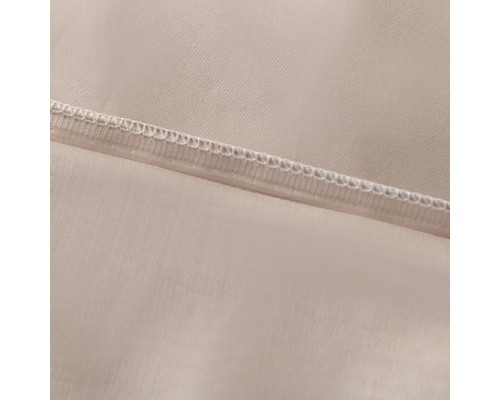 Комплект постельного белья Однотонный Сатин Премиум широкий кант на резинке OCPKR018