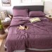 Комплект постельного белья Однотонный Сатин с Одеялом FB006