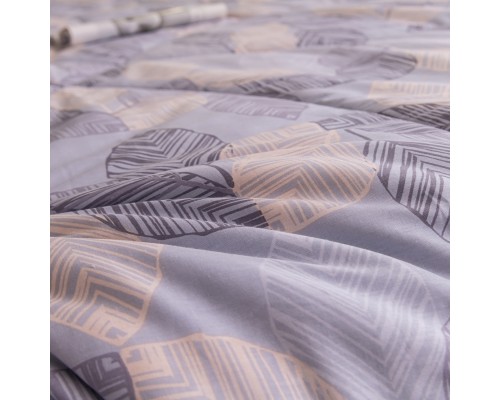 Комплект постельного белья Сатин с Одеялом 100% хлопок на резинке OBR135