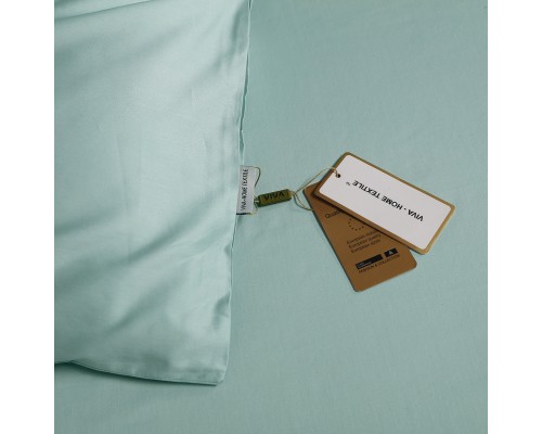 Комплект постельного белья Однотонный Сатин Премиум на резинке OCPR003