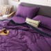 Комплект постельного белья Однотонный Сатин с Одеялом FB002