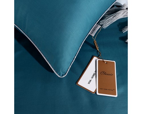 Комплект постельного белья Однотонный Сатин Элитный на резинке OCER006
