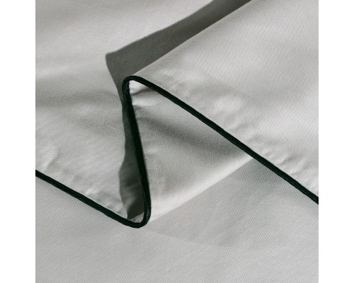 Комплект постельного белья Однотонный Сатин Элитный на резинке OCER002