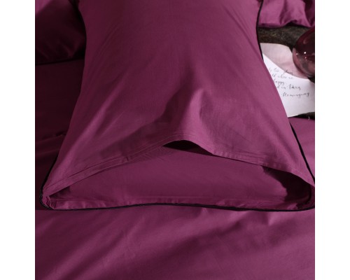 Комплект постельного белья Однотонный Сатин Элитный OCE003