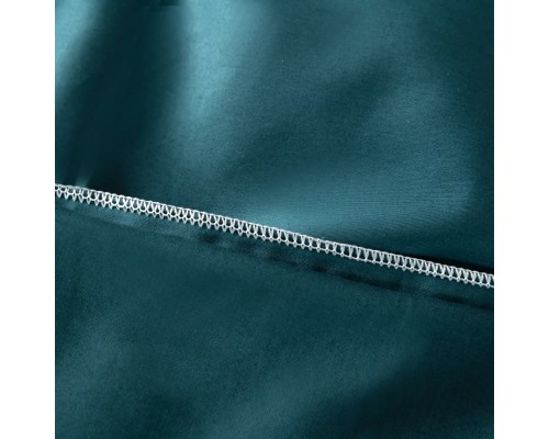 Комплект постельного белья Однотонный Сатин Премиум широкий кант OCPK025
