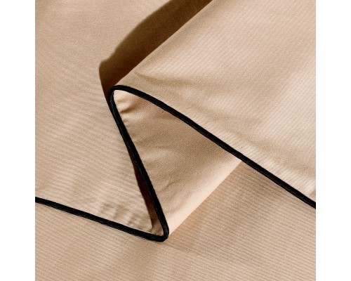 Комплект постельного белья Однотонный Сатин Элитный на резинке OCER005