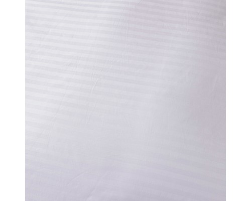 Постельное белье Страйп Сатин Однотонный Отель белый 1x1 CTH03615
